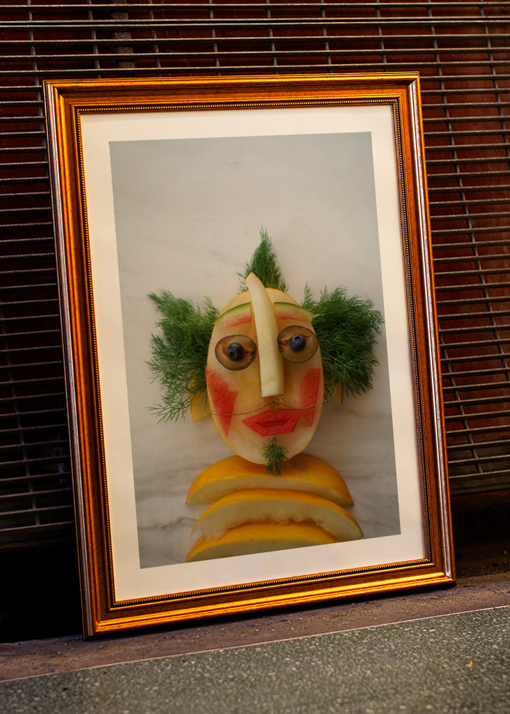 Ritratti di frutta e verdura