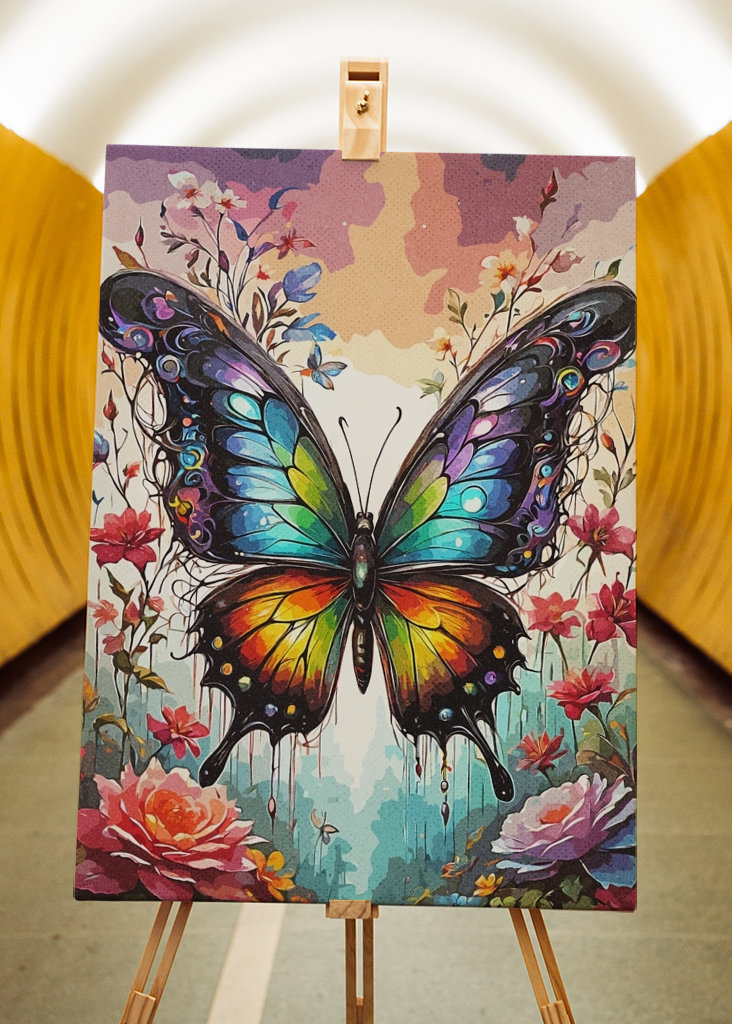 Kwiat motyla Kolorowy 