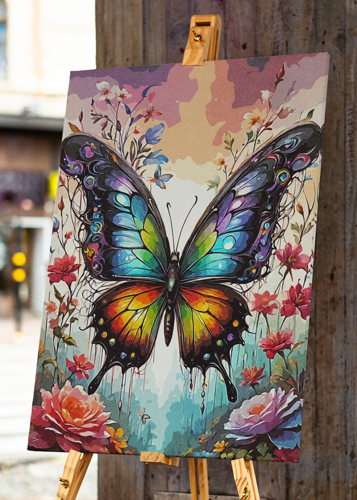 Kwiat motyla Kolorowy 