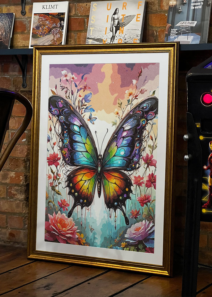 Kwiat motyla Kolorowy 