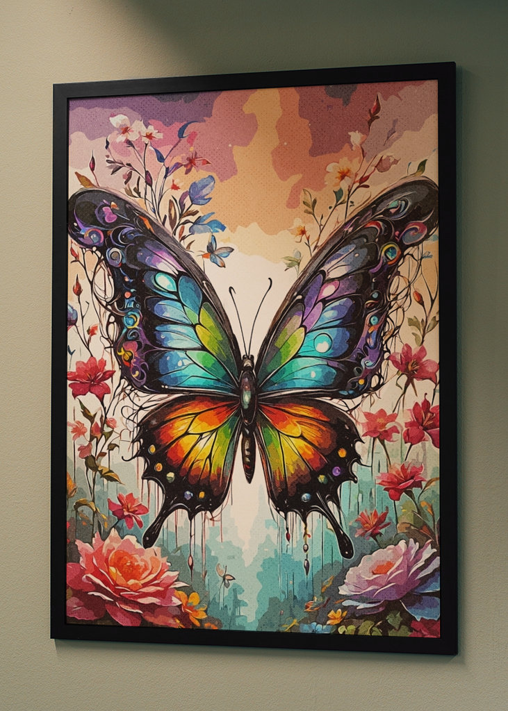 Kwiat motyla Kolorowy 