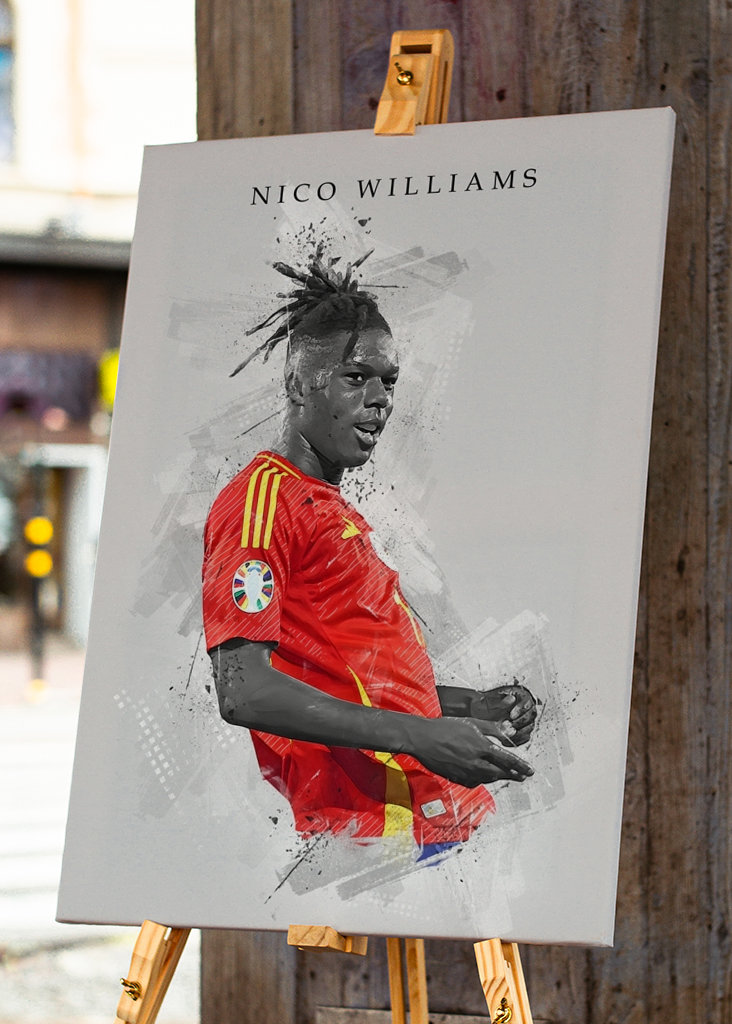 Nico Williams Street art