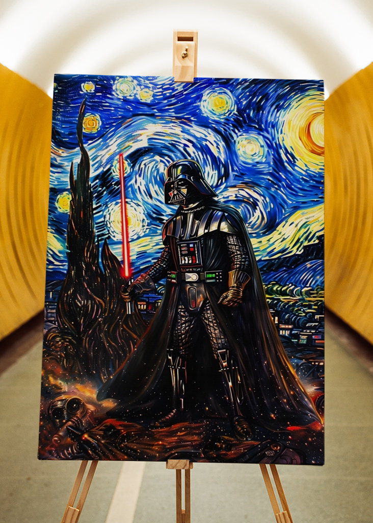 Darth Vader Starry Night