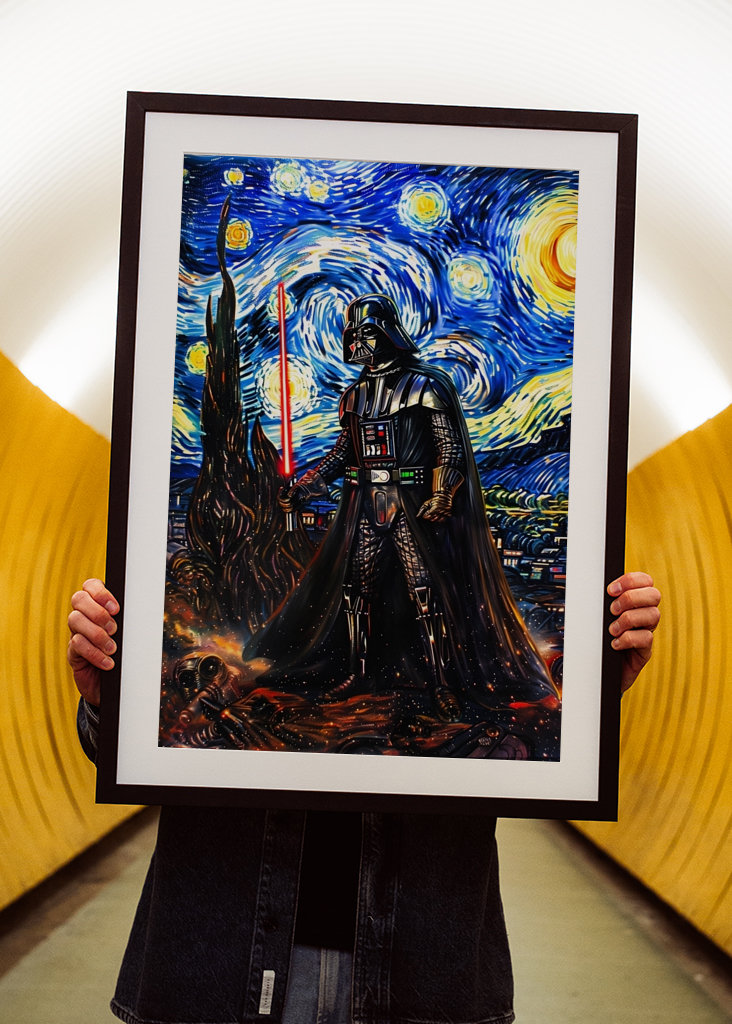 Darth Vader Starry Night