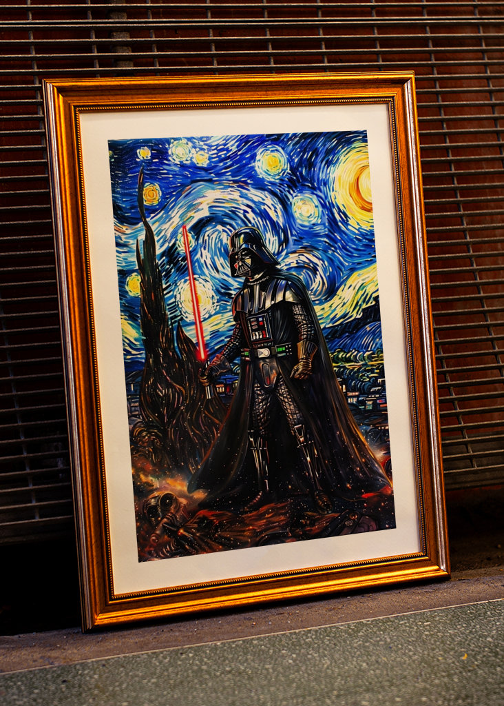 Darth Vader Starry Night