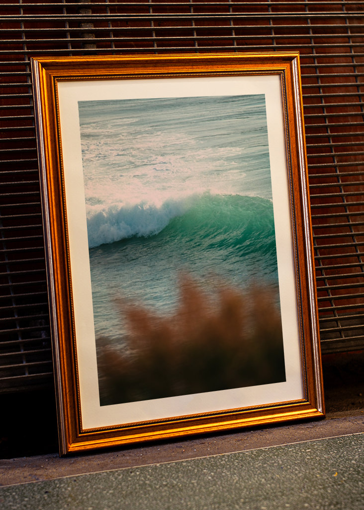 Türkiz zöld hullám