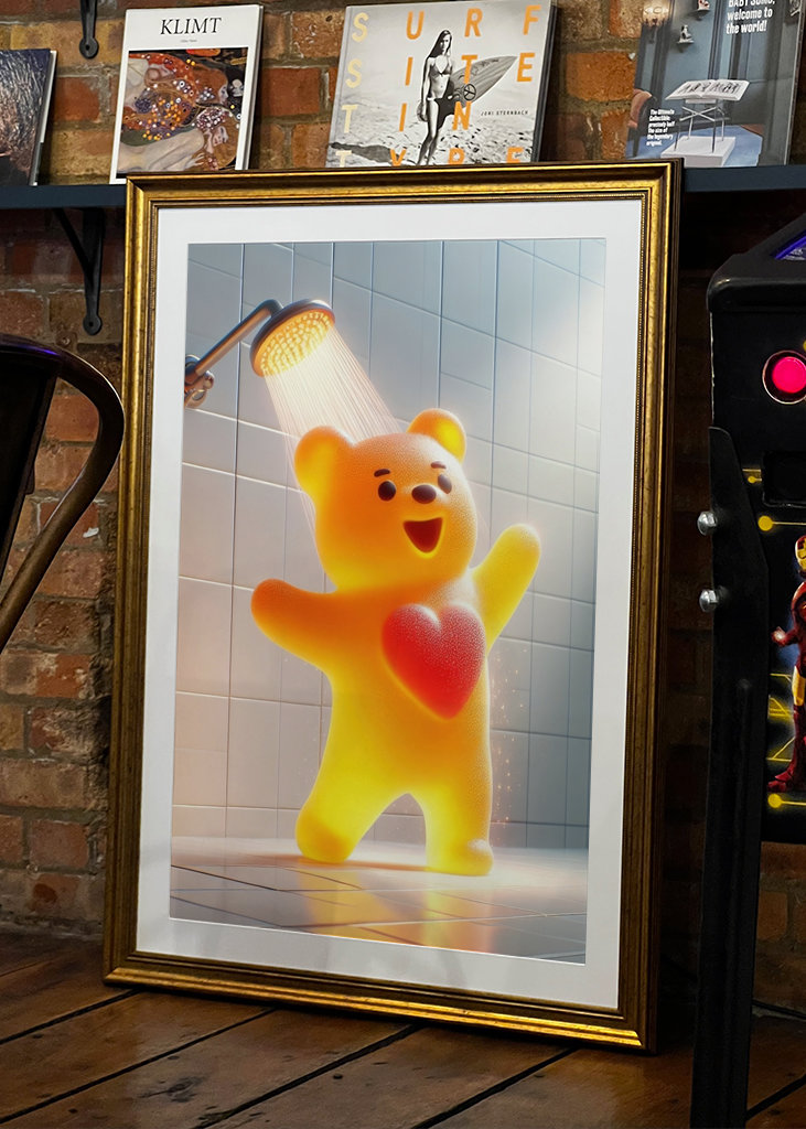 Zamilovaný gumový medvídek