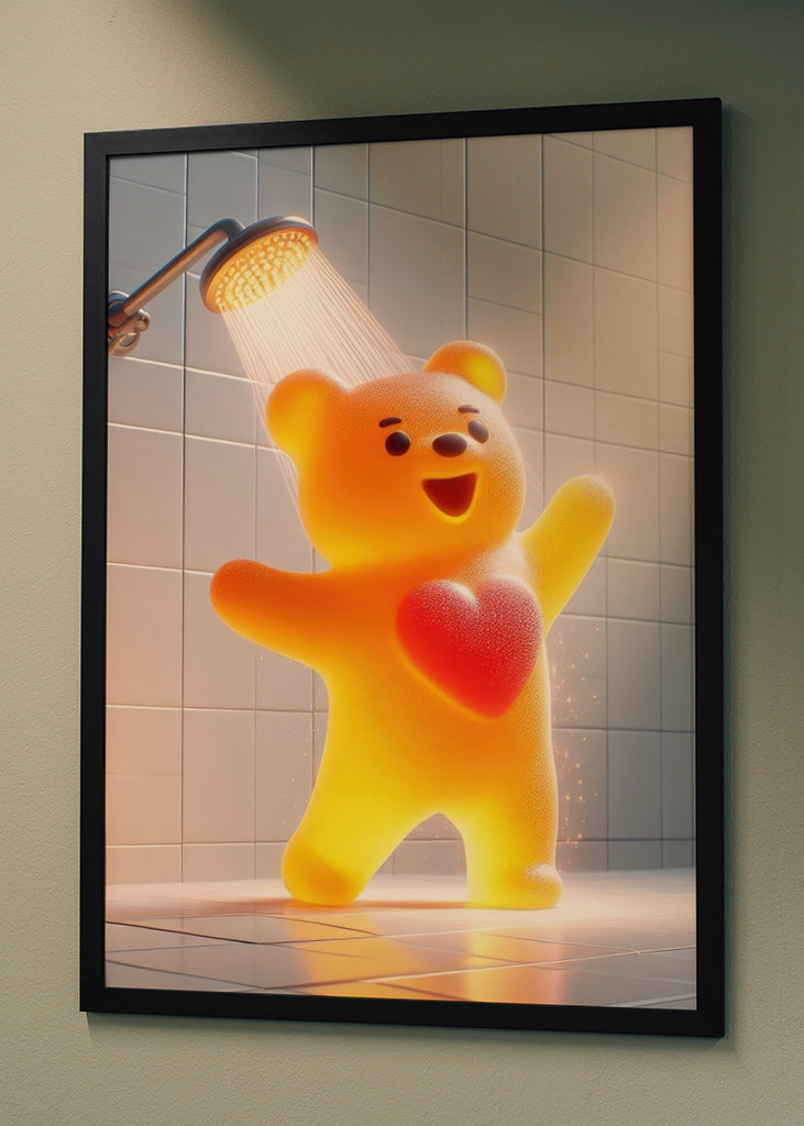 Zamilovaný gumový medvídek