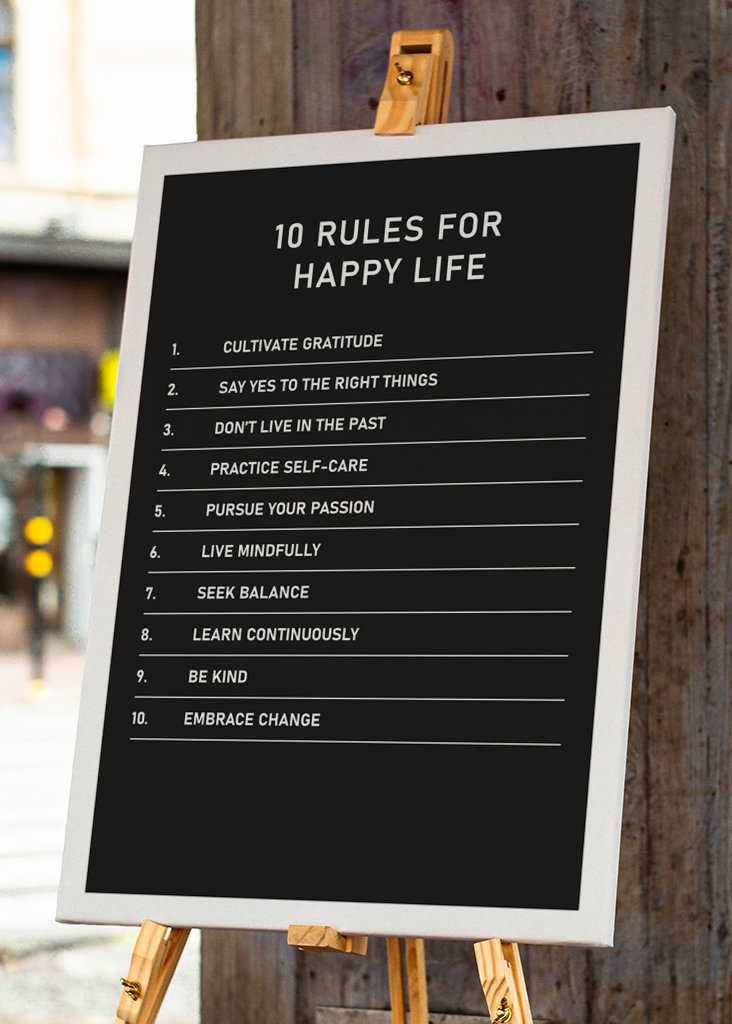 10 Rules for Happy Life