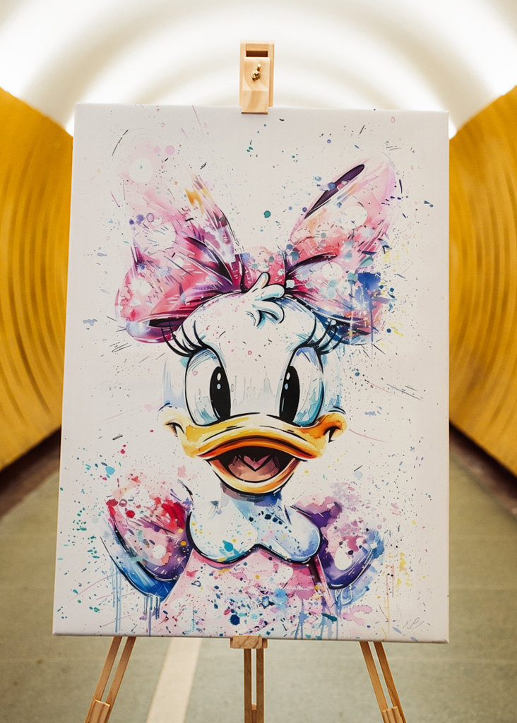 Pato acuarela Splash