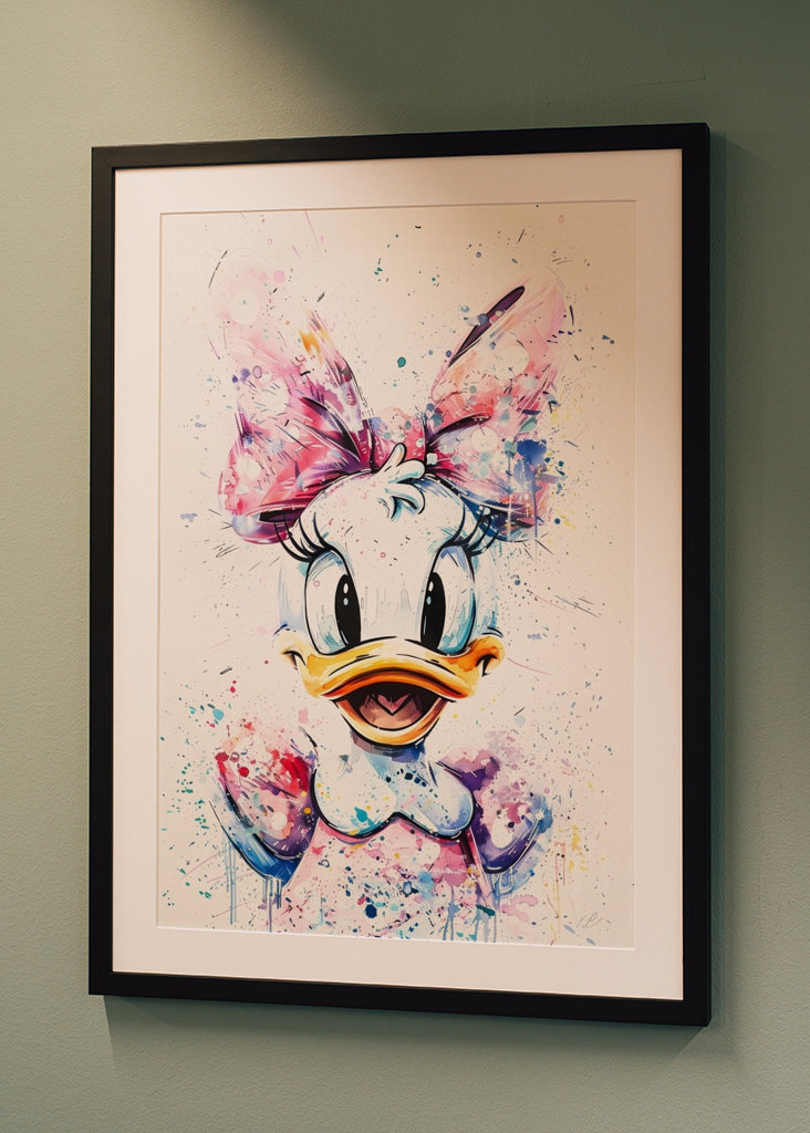 Pato acuarela Splash