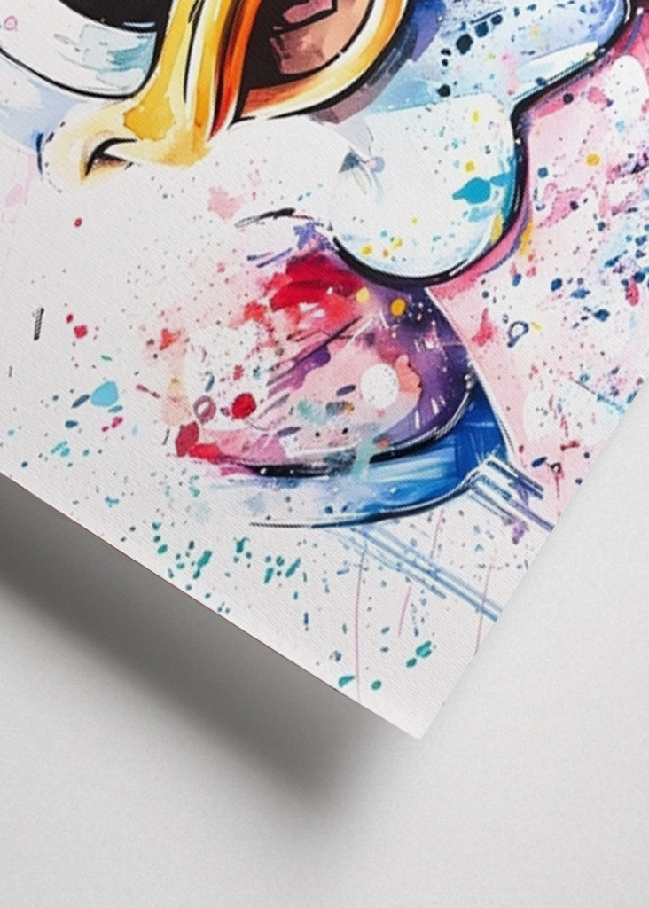 Pato acuarela Splash