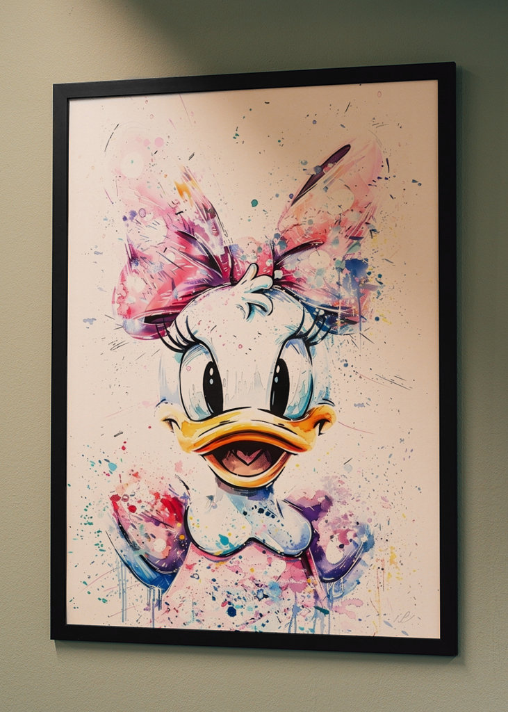 Pato acuarela Splash