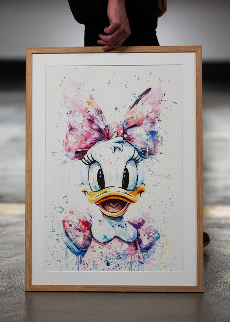 Pato acuarela Splash