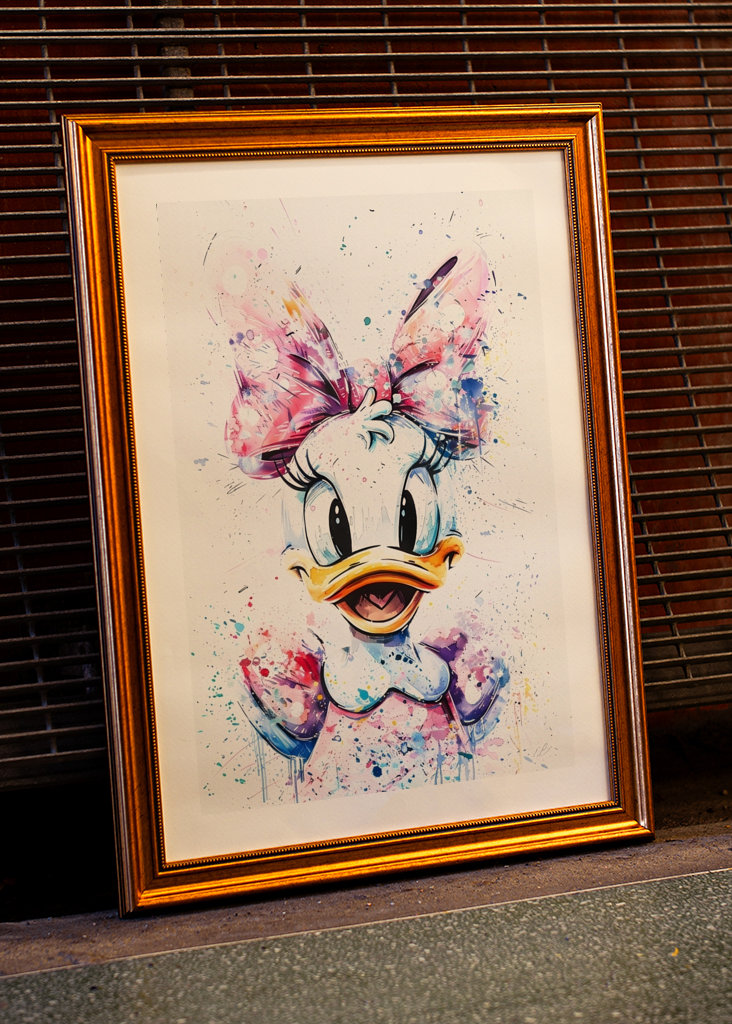 Pato acuarela Splash