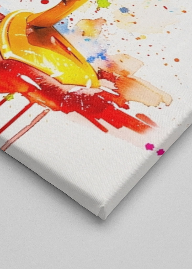 Donald Duck watercolor Splash