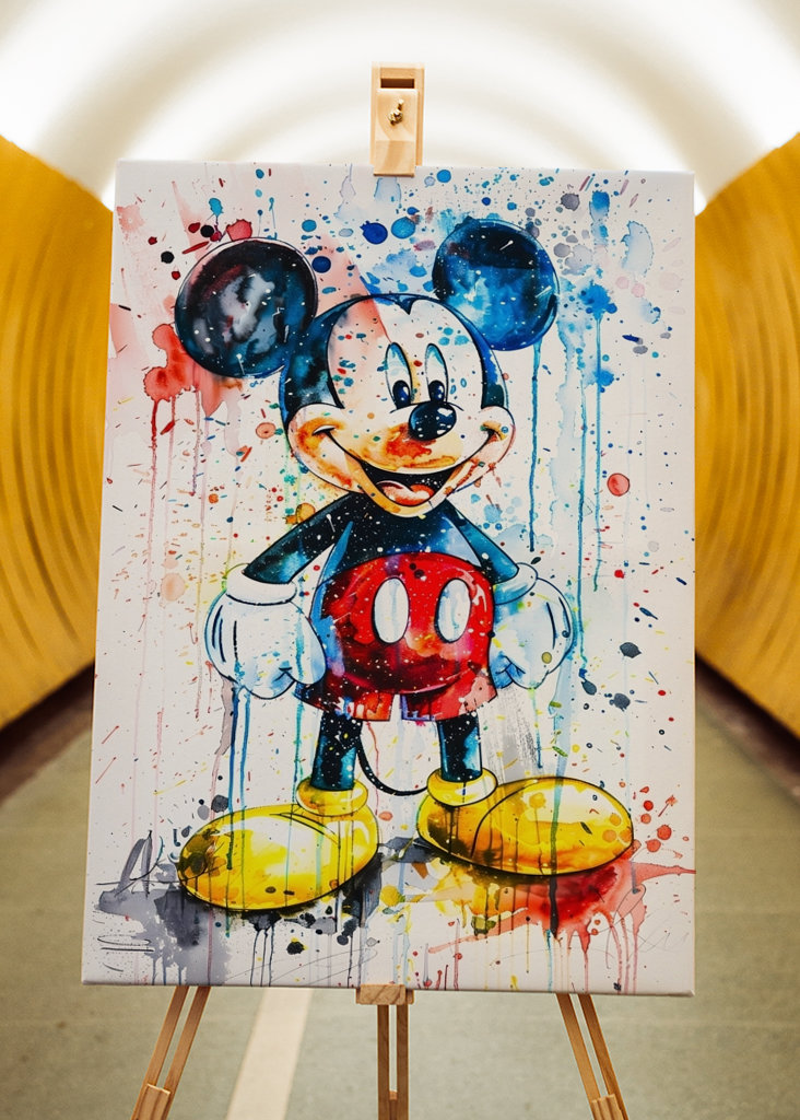 Mickey Akvarel Splash