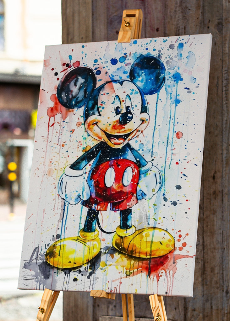 Mickey Akvarel Splash