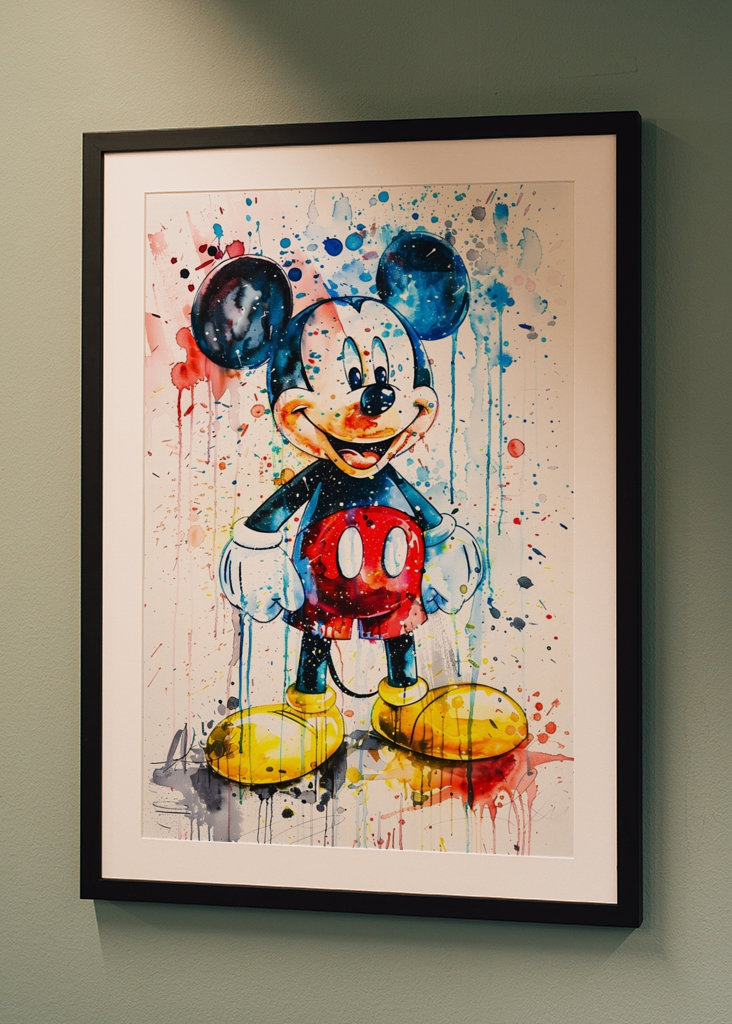Mickey Akvarel Splash