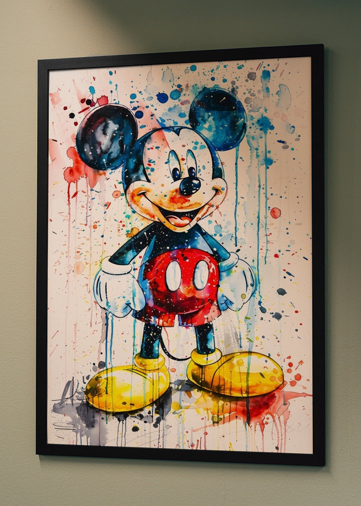 Mickey Akvarel Splash