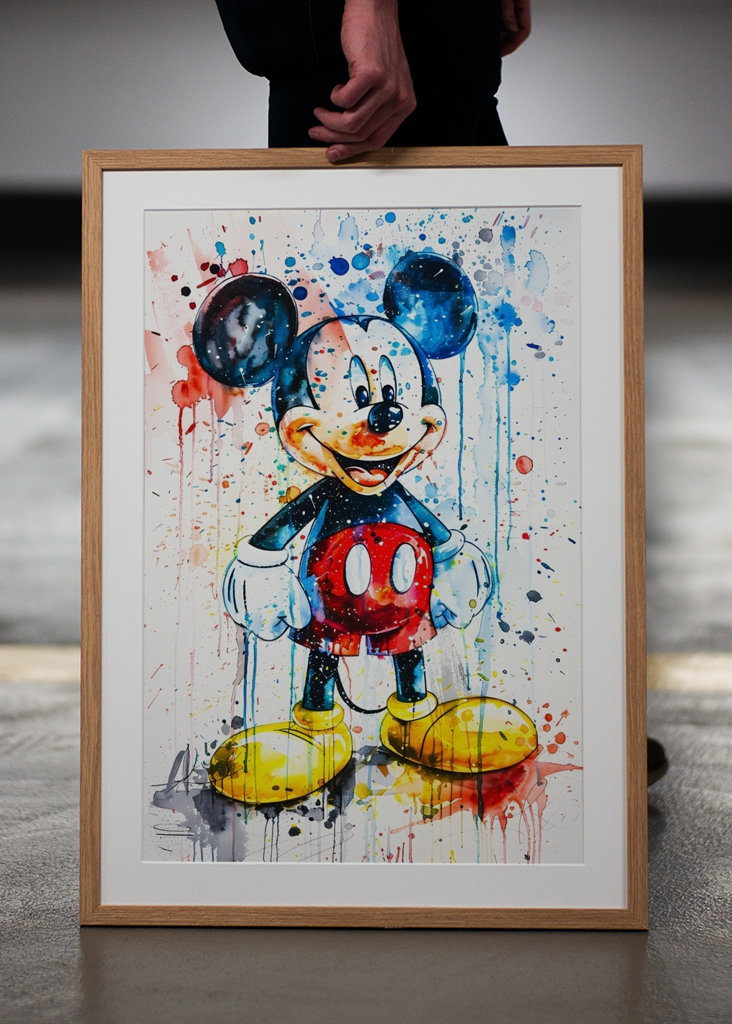 Mickey Akvarel Splash