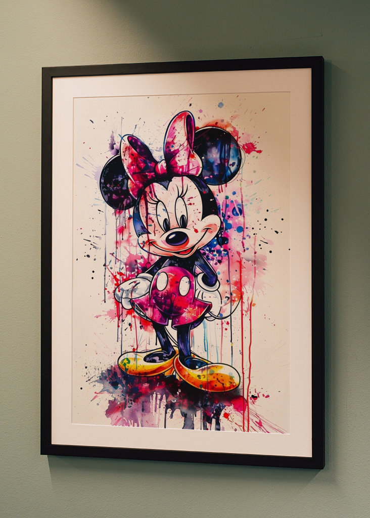 Minnie Acuarela Splash