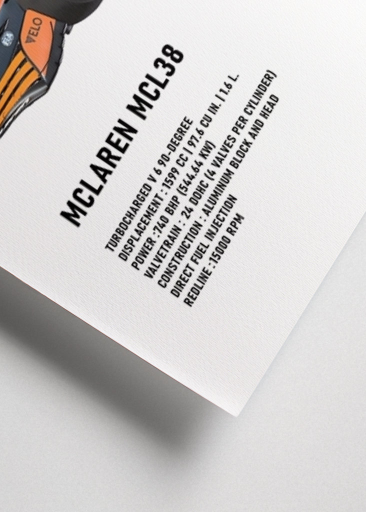 McLaren MCL38 2024 Car