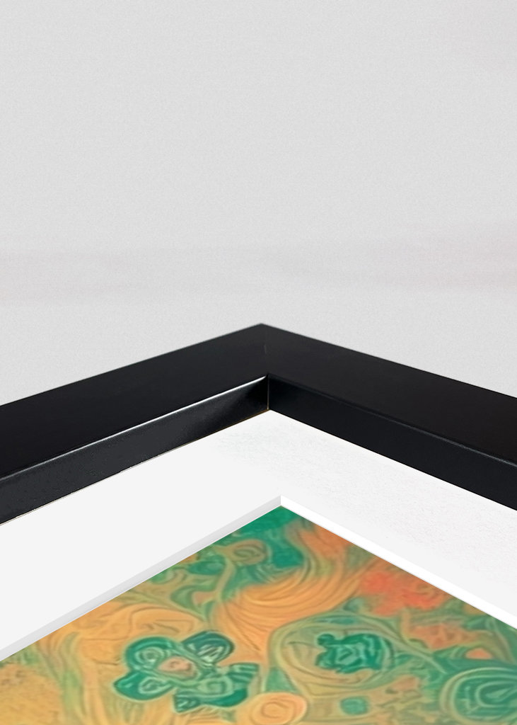 Fargerik røykende kvinne