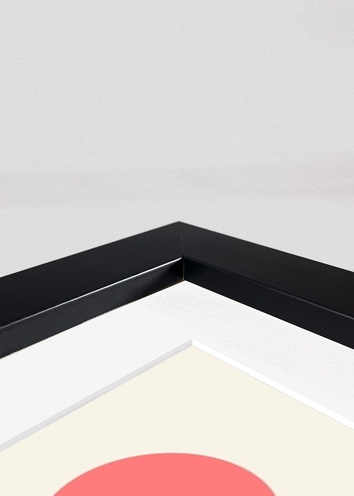 Linien Boho beige Schwarz Rot