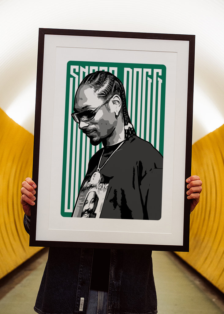 Retrato de Snoop Dogg posters & Art Prints de Ilham Dwi Saputra