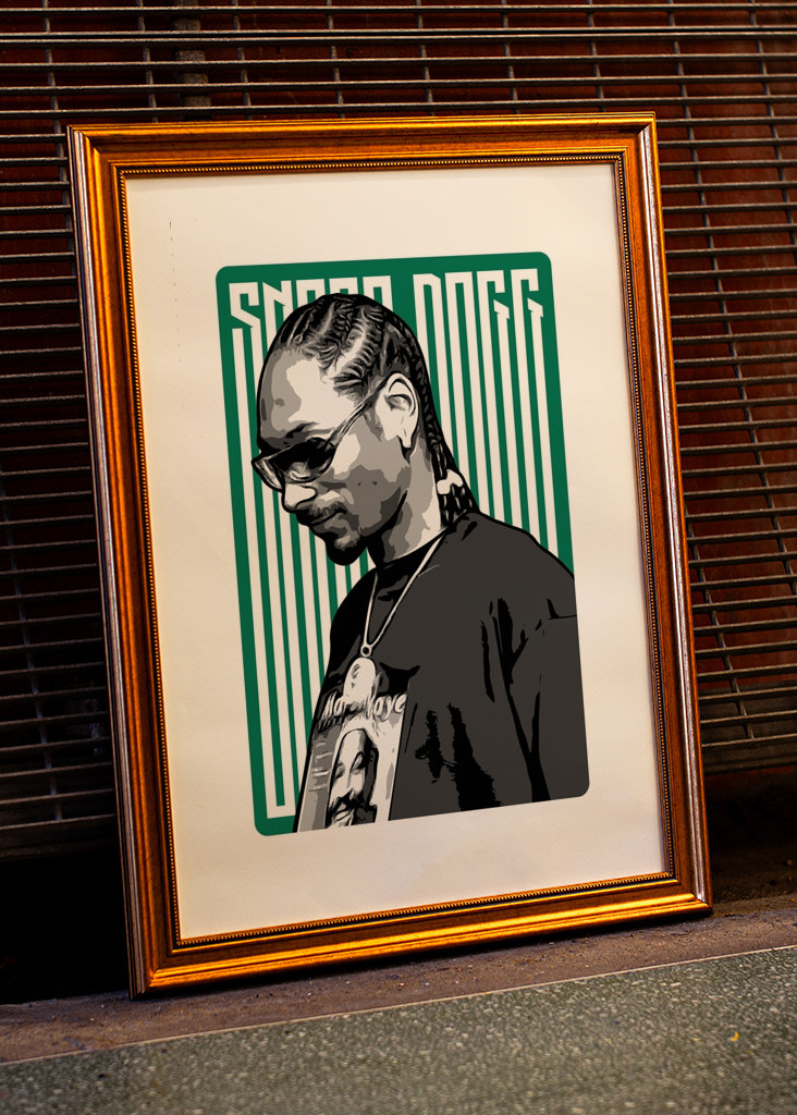 Retrato de Snoop Dogg posters & Art Prints de Ilham Dwi Saputra