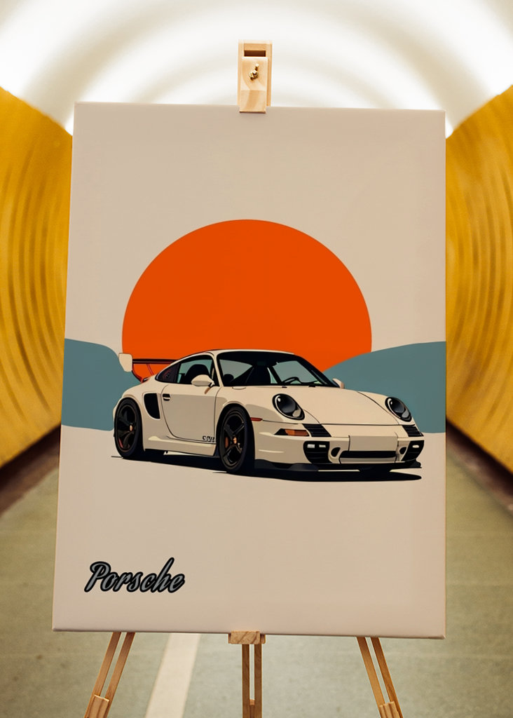 Porche Minimalistischer Sport