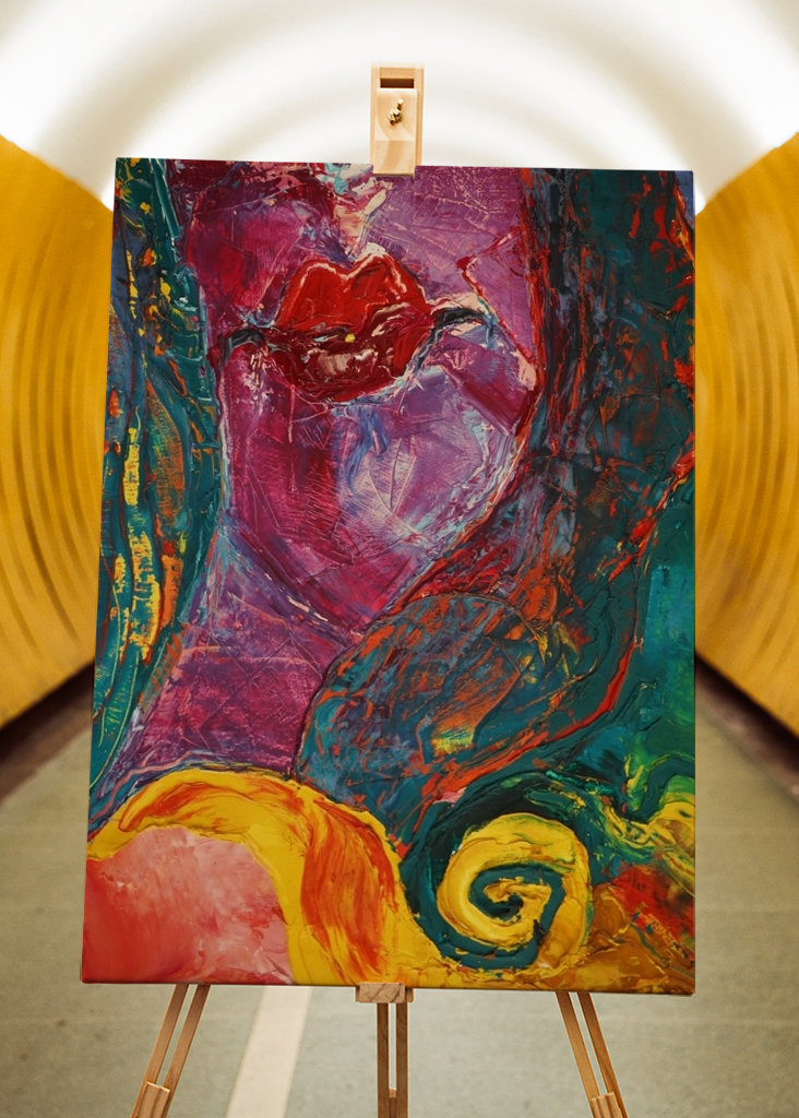 Barevný portrét ženy