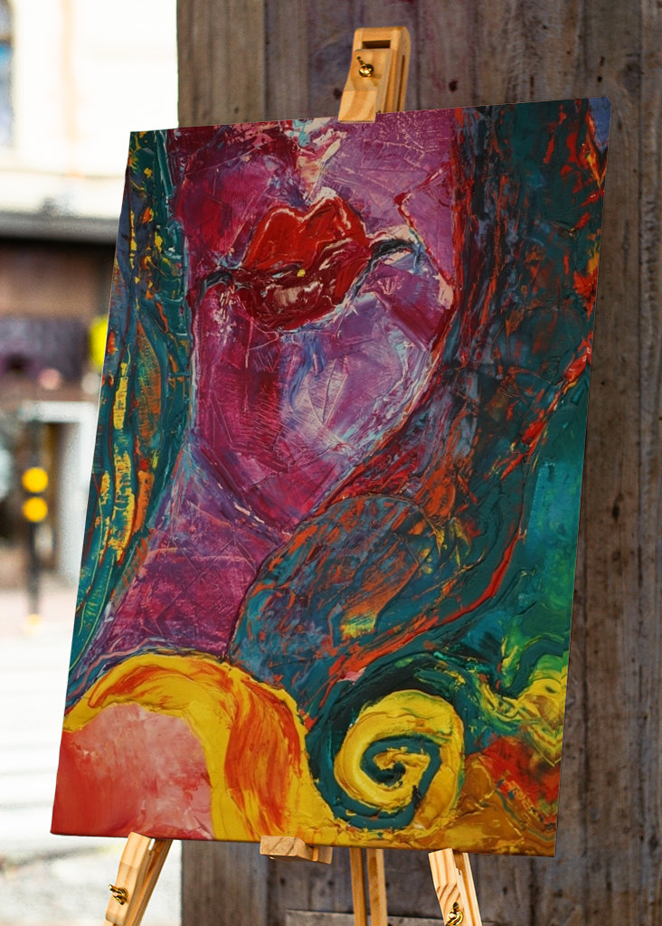 Barevný portrét ženy