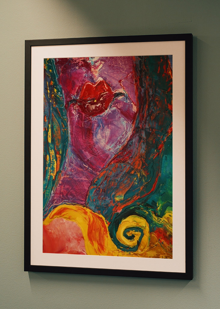 Barevný portrét ženy