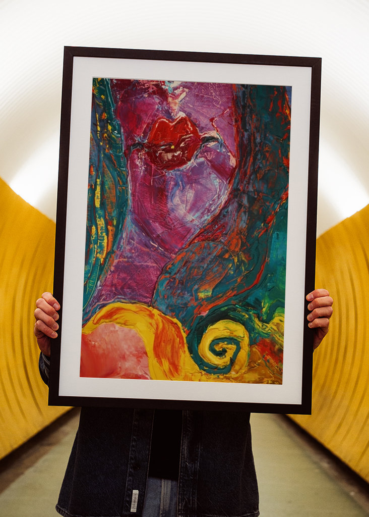 Barevný portrét ženy