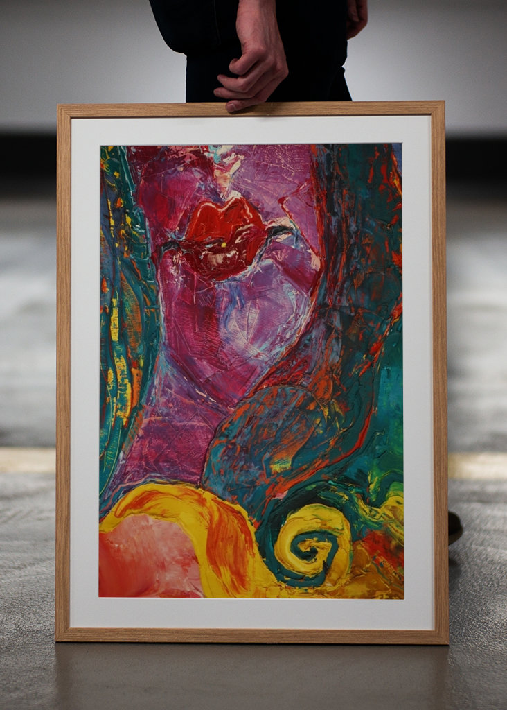 Barevný portrét ženy