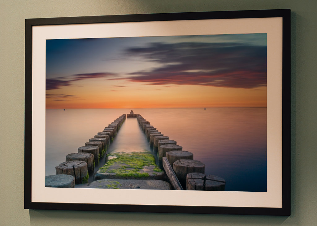 Sunset on the Baltic Sea