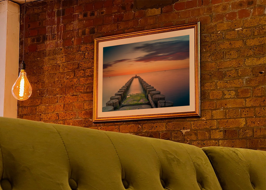 Sunset on the Baltic Sea