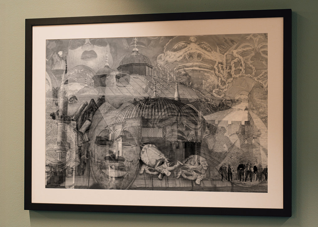 Oriental dream black and white