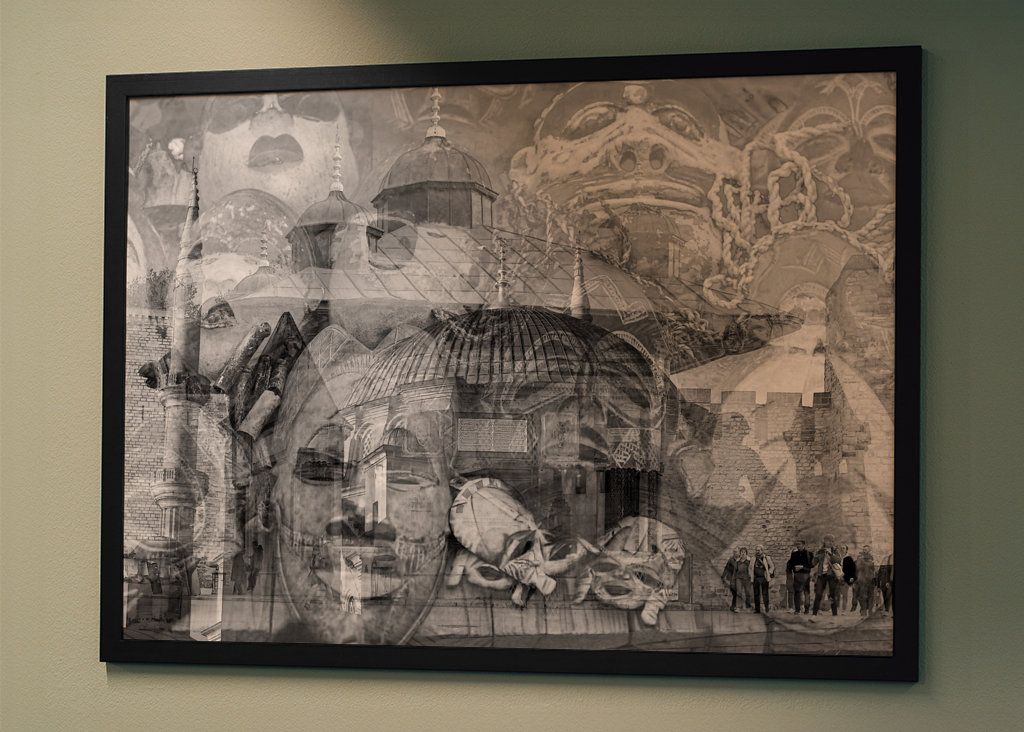 Oriental dream black and white