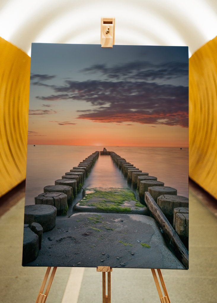 Sunset on the Baltic Sea