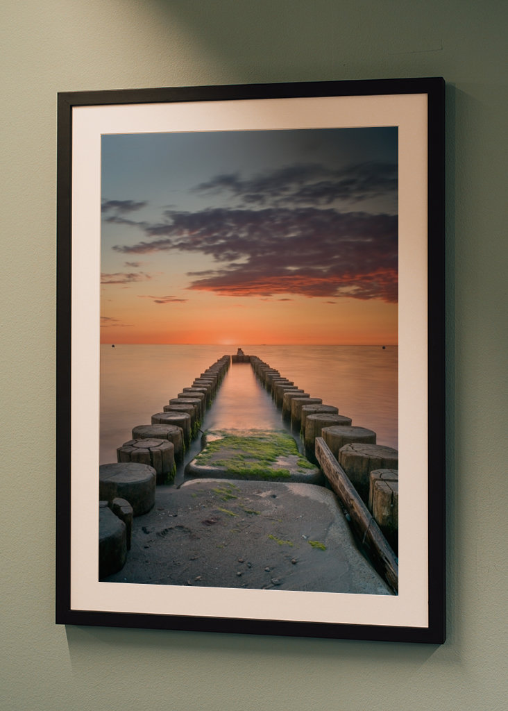 Sunset on the Baltic Sea