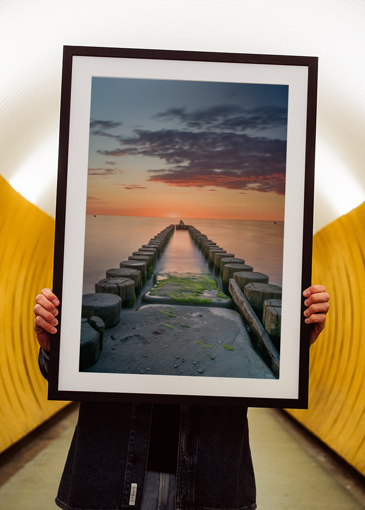 Sunset on the Baltic Sea