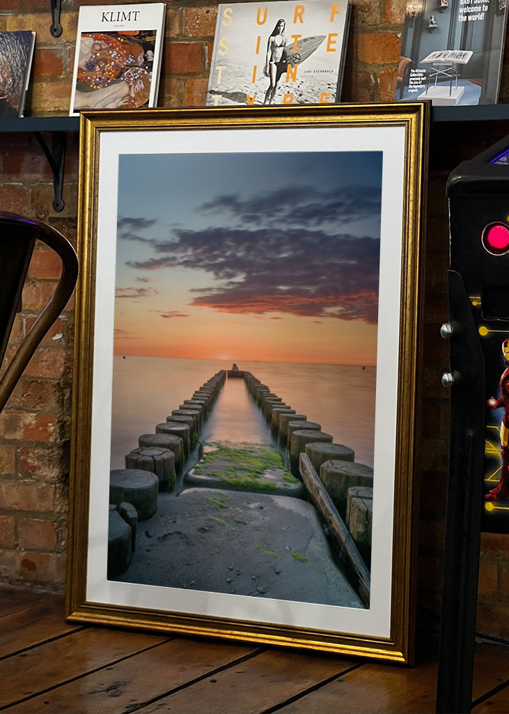 Sunset on the Baltic Sea