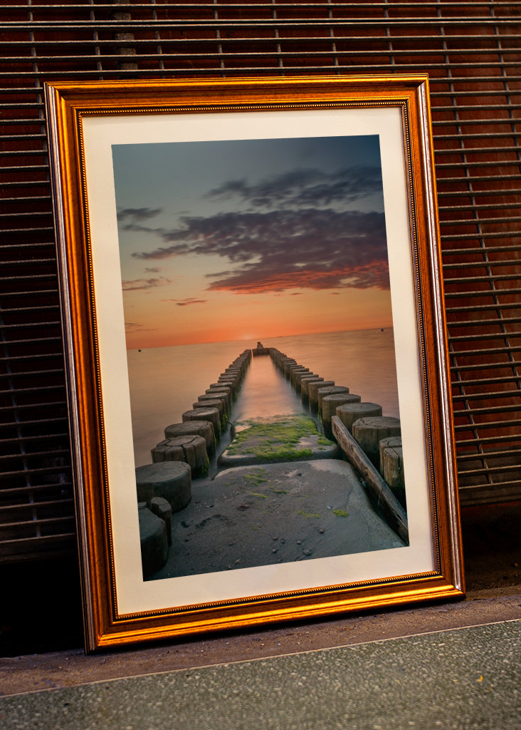 Sunset on the Baltic Sea