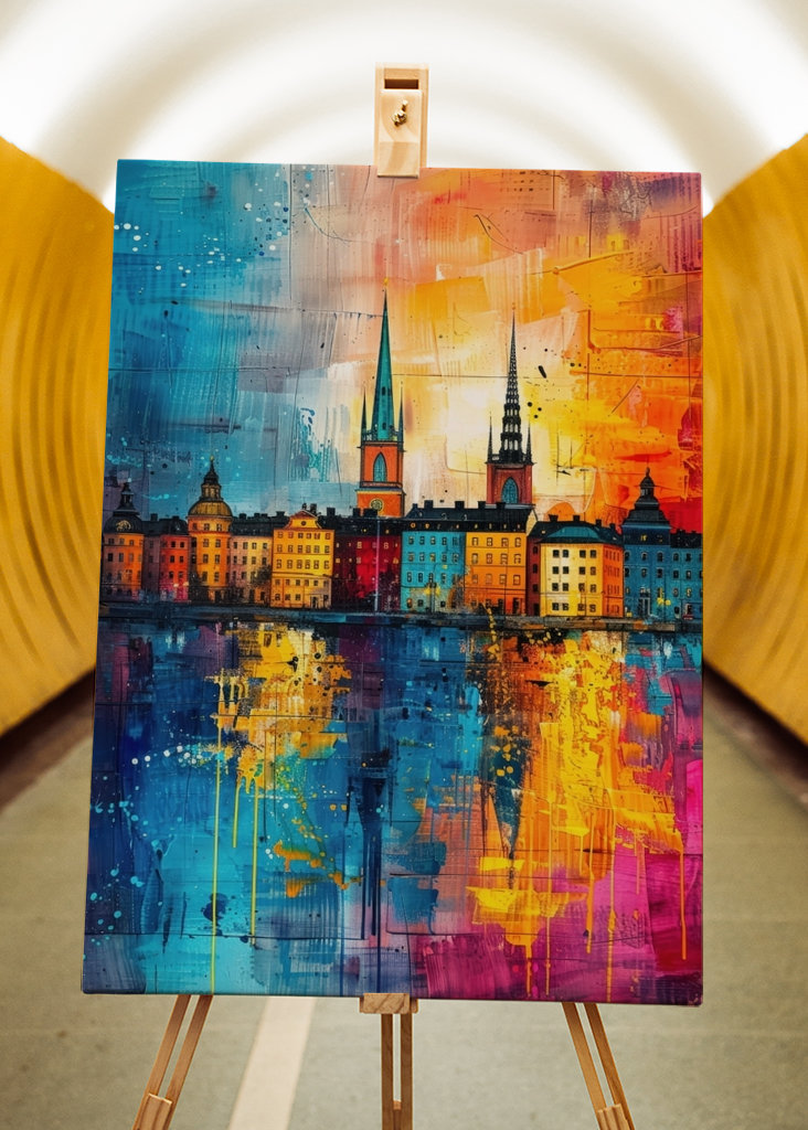 Stockholm s krásnými barvami