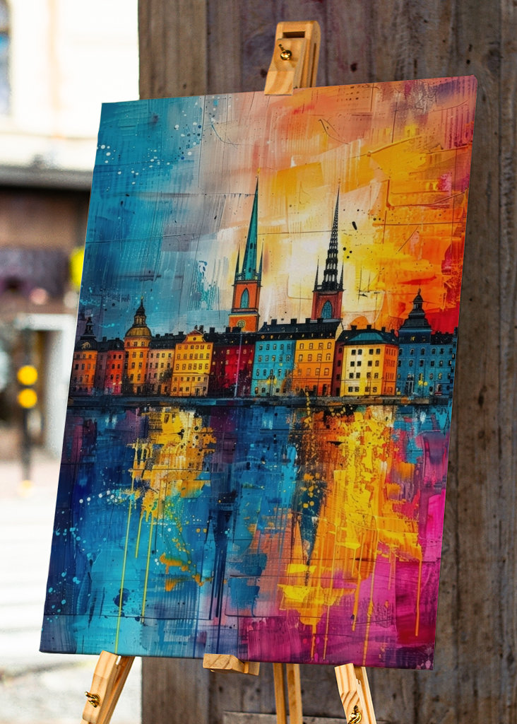 Stockholm s krásnými barvami