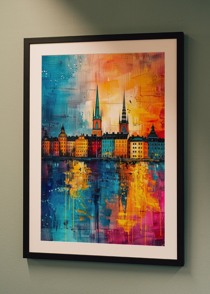 Stockholm s krásnými barvami