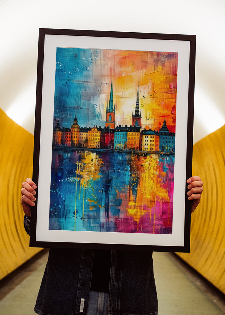 Stockholm s krásnými barvami